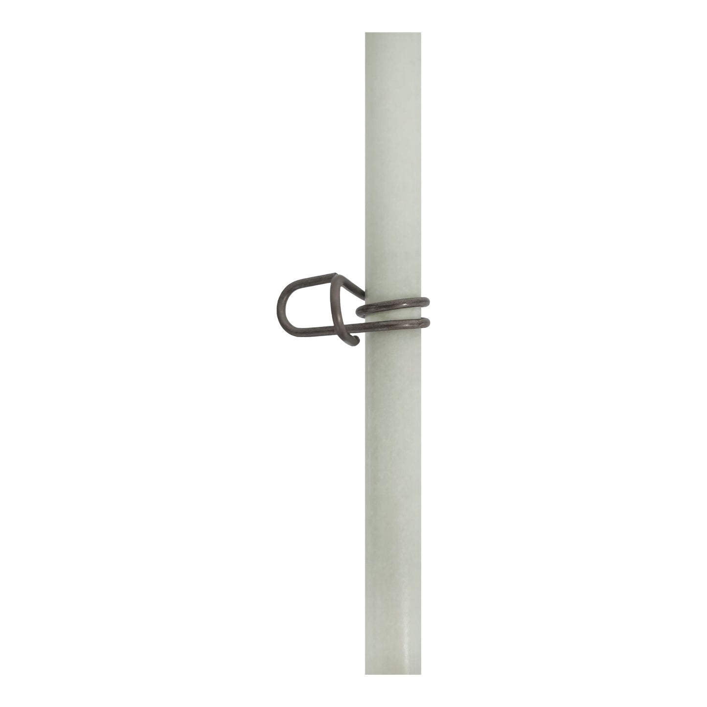 Isolateur pour le fil conducteur ou le ruban pouvant être fixés sur des poteaux en fibre de verre calibré Ugira LT de 10 mm de diamètre. Convient pour le fil et le ruban jusqu'à 10 mm de largeur.