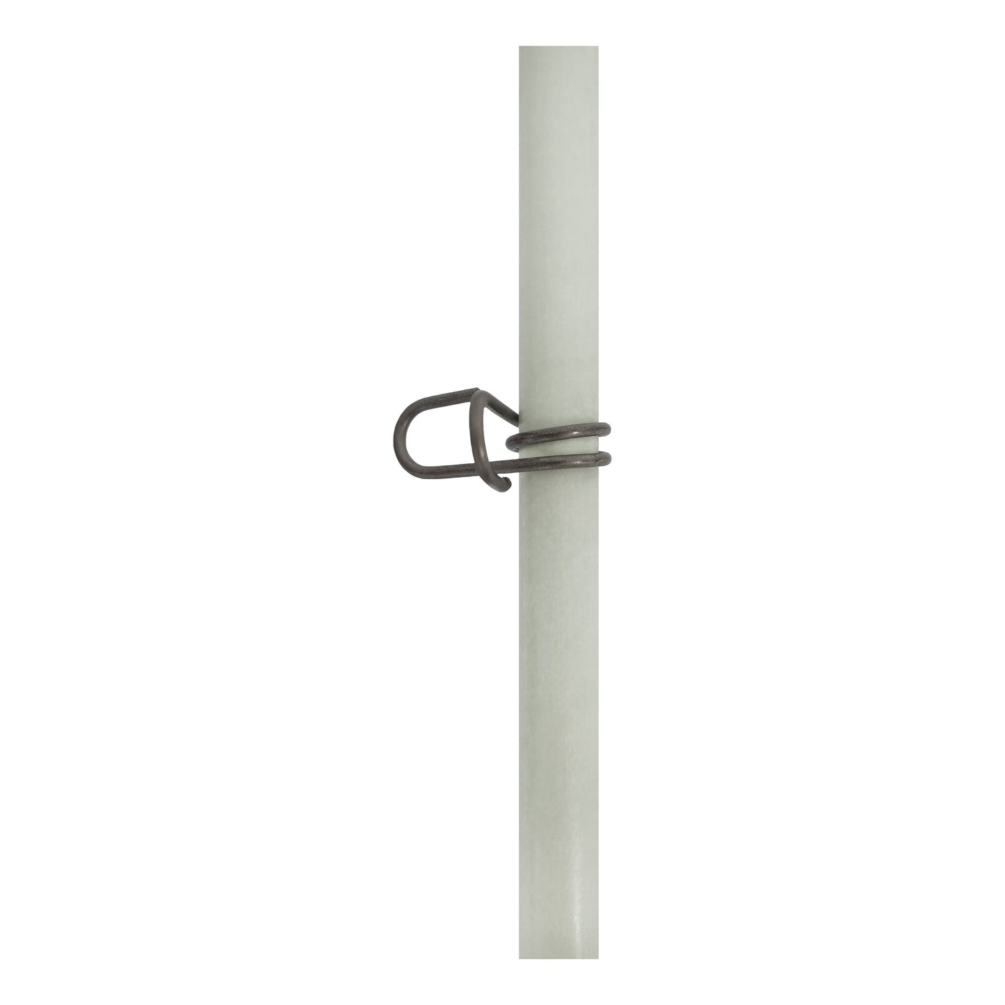 Isolateur pour le fil conducteur ou le ruban pouvant être fixés sur des poteaux en fibre de verre calibré Ugira LT de 10 mm de diamètre. Convient pour le fil et le ruban jusqu'à 10 mm de largeur.