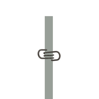 Isolateur pour le fil conducteur ou le ruban pouvant être fixés sur des poteaux en fibre de verre calibré Ugira LT de 10 mm de diamètre. Convient pour le fil et le ruban jusqu'à 10 mm de largeur.