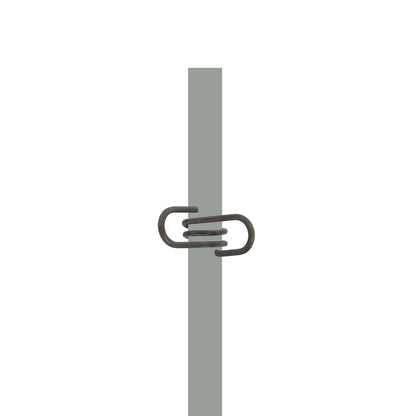 Isolateur pour le fil conducteur ou le ruban pouvant être fixés sur des poteaux en fibre de verre calibré Ugira LT de 10 mm de diamètre. Convient pour le fil et le ruban jusqu'à 10 mm de largeur.